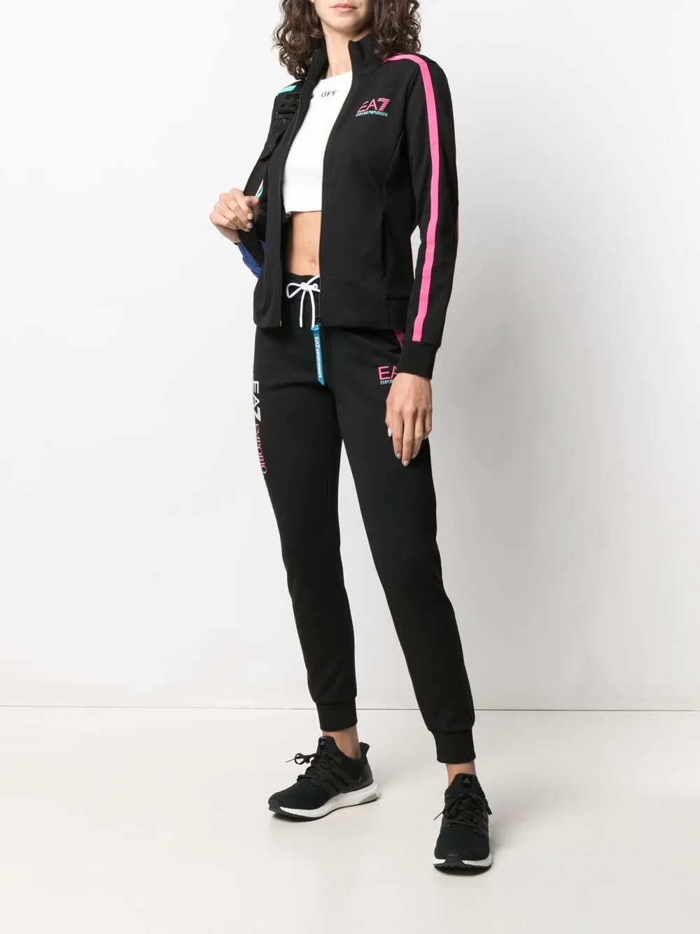 фото Ea7 emporio armani спортивный костюм с логотипом