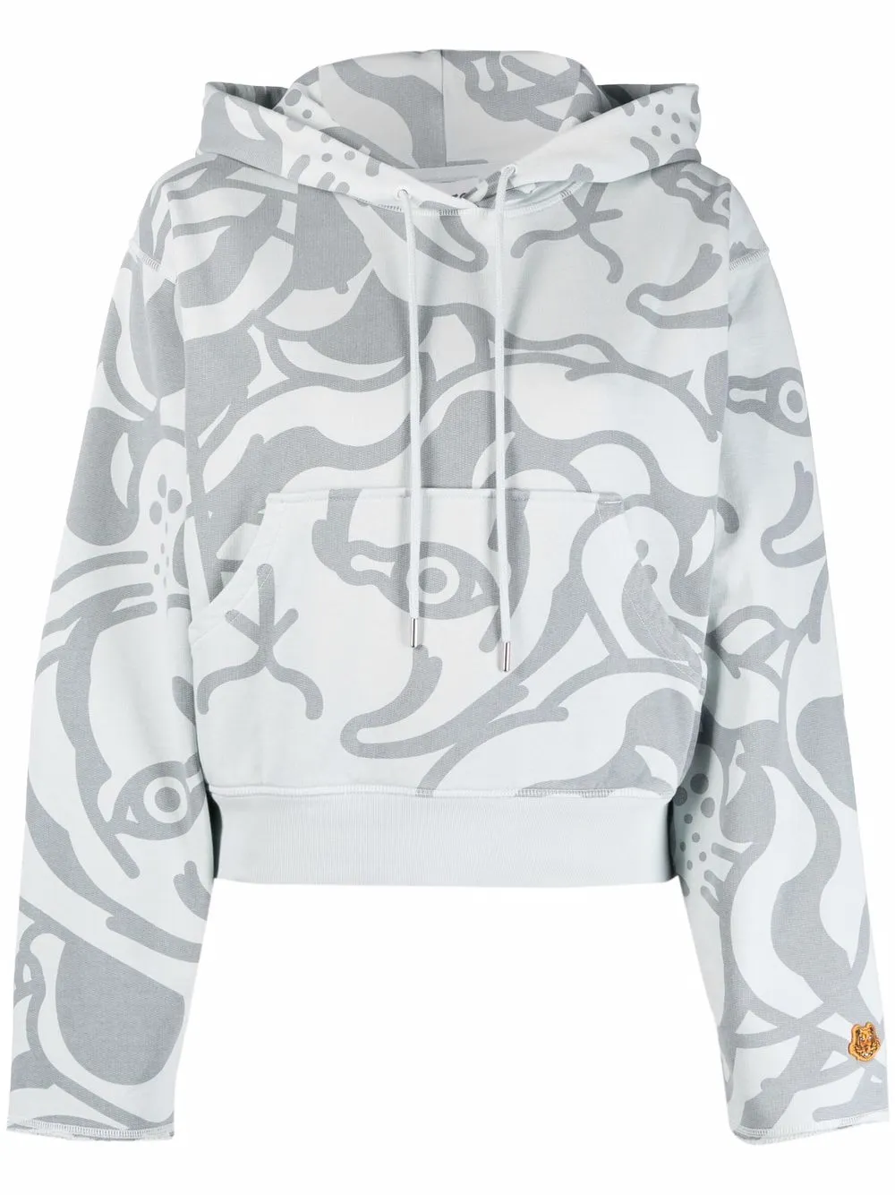 фото Kenzo худи с принтом k-tiger