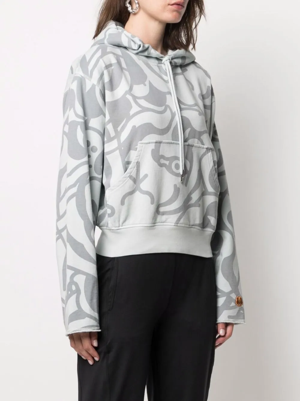 фото Kenzo худи с принтом k-tiger