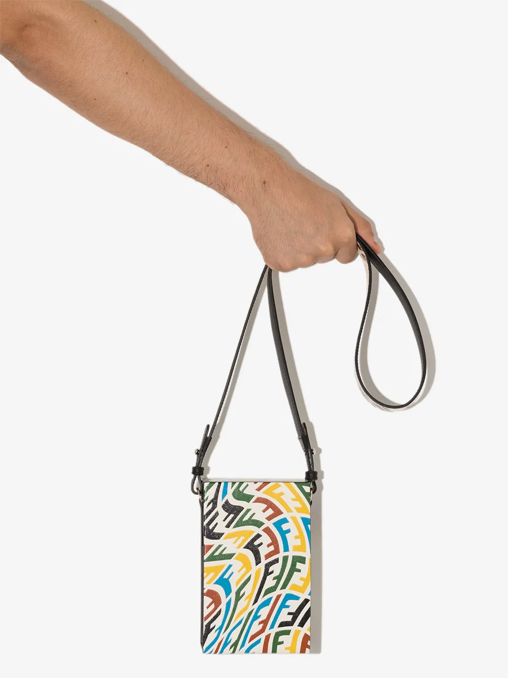 фото Fendi мини-сумка с логотипом ff vertigo