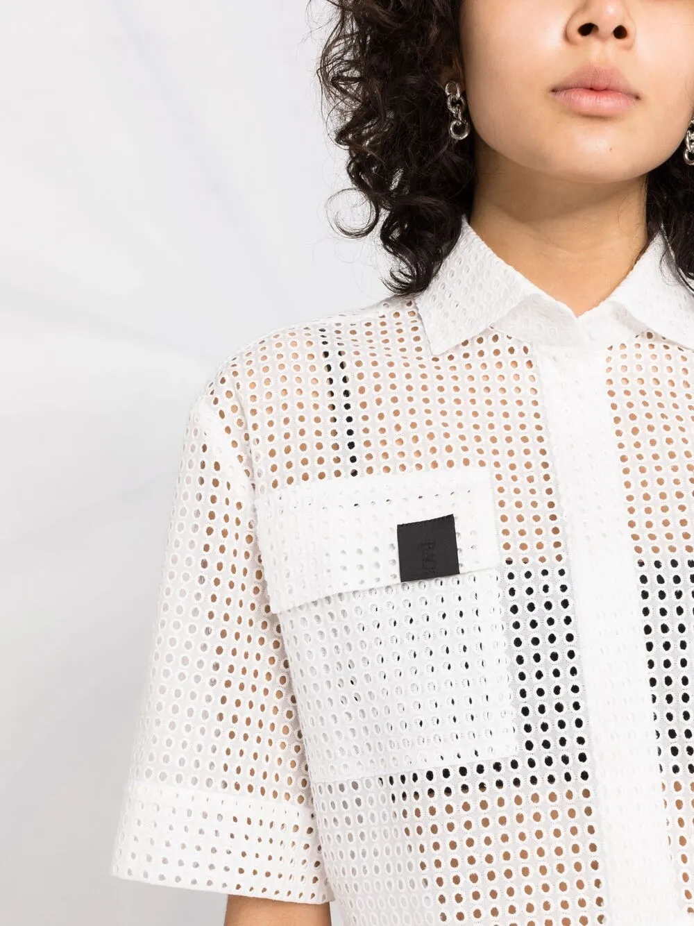 фото Raquette укороченная рубашка eyelet