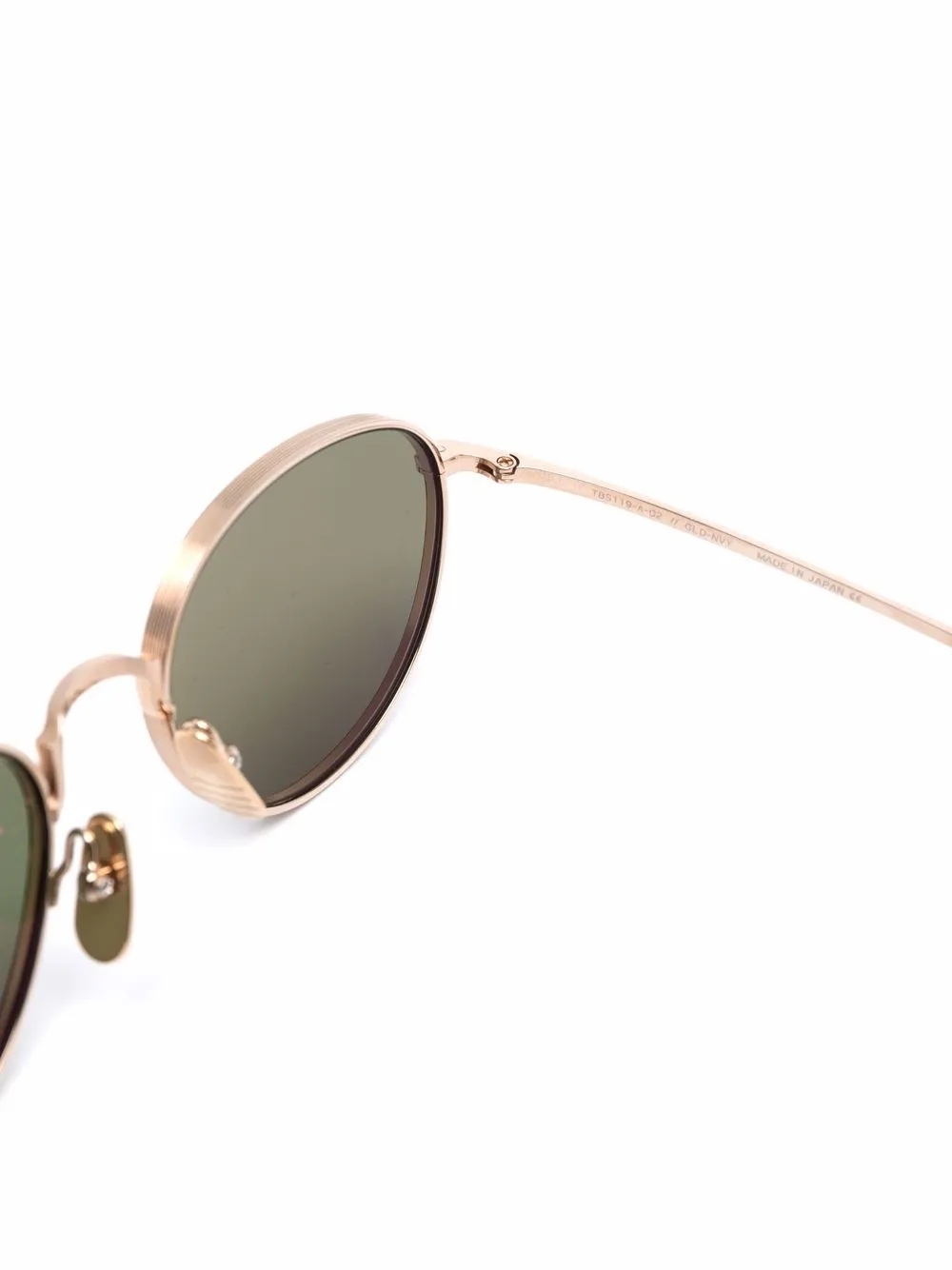 фото Thom browne eyewear солнцезащитные очки tbs119 в круглой оправе