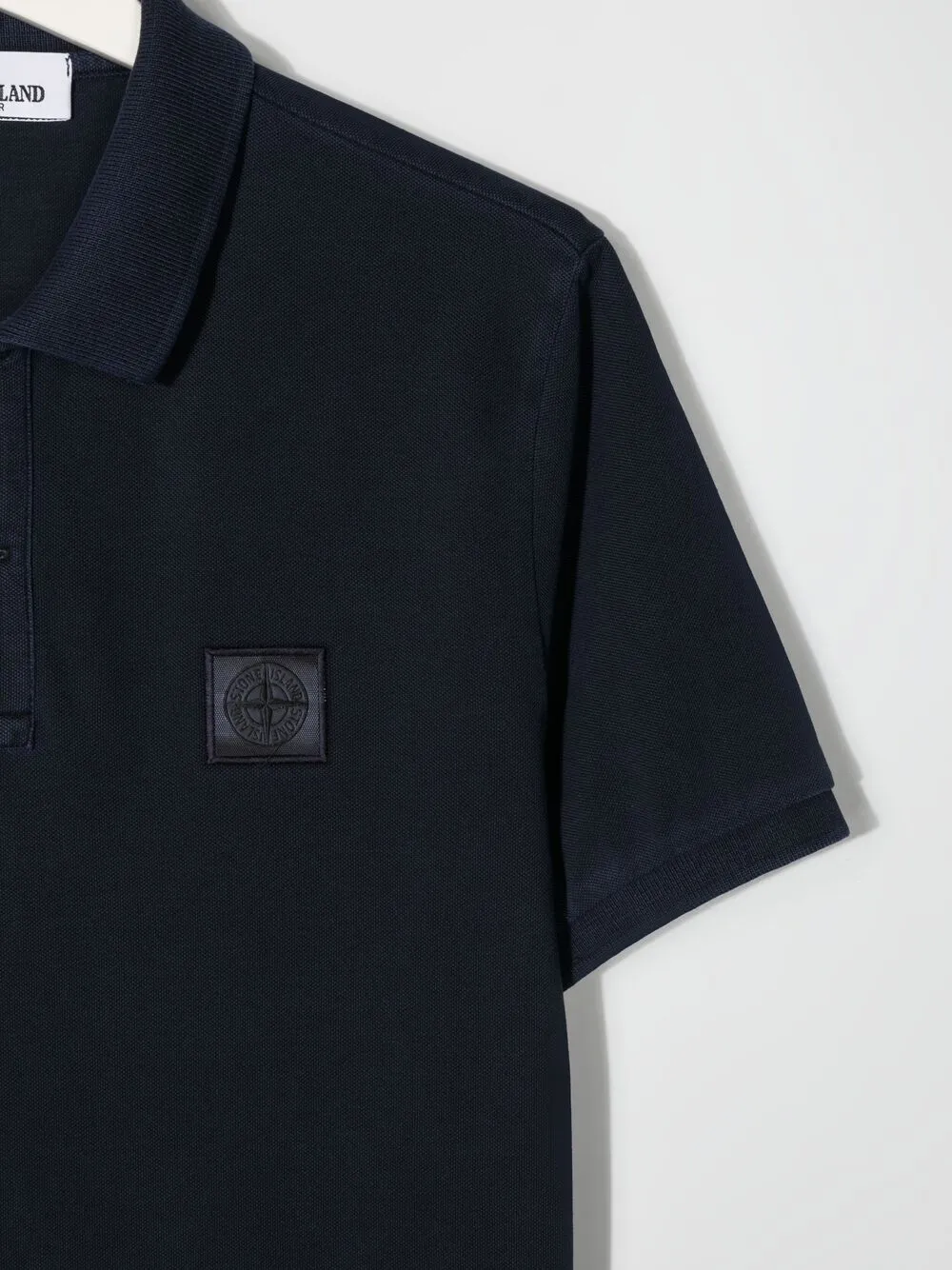 фото Stone island junior рубашка поло с нашивкой-логотипом