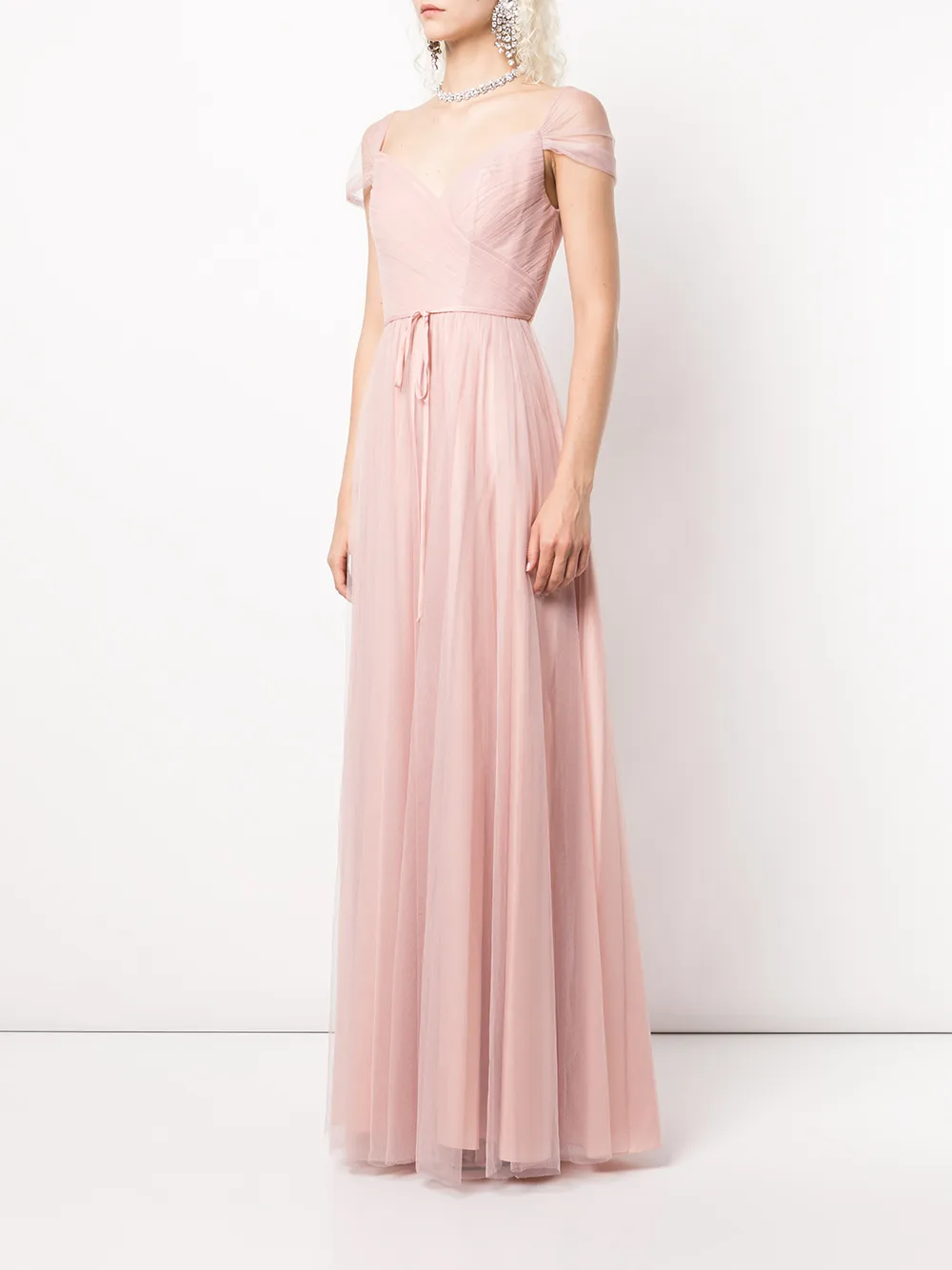 фото Marchesa notte bridesmaids платье florence со сборками