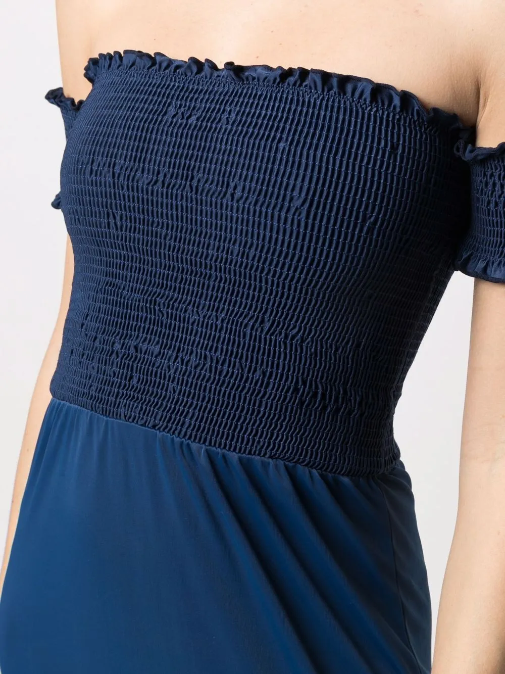 фото Cia marítima платье с приспущенными плечами и сборками