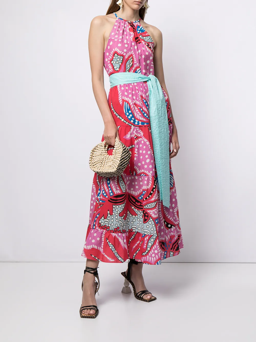 фото Rhode resort платье макси julia с принтом