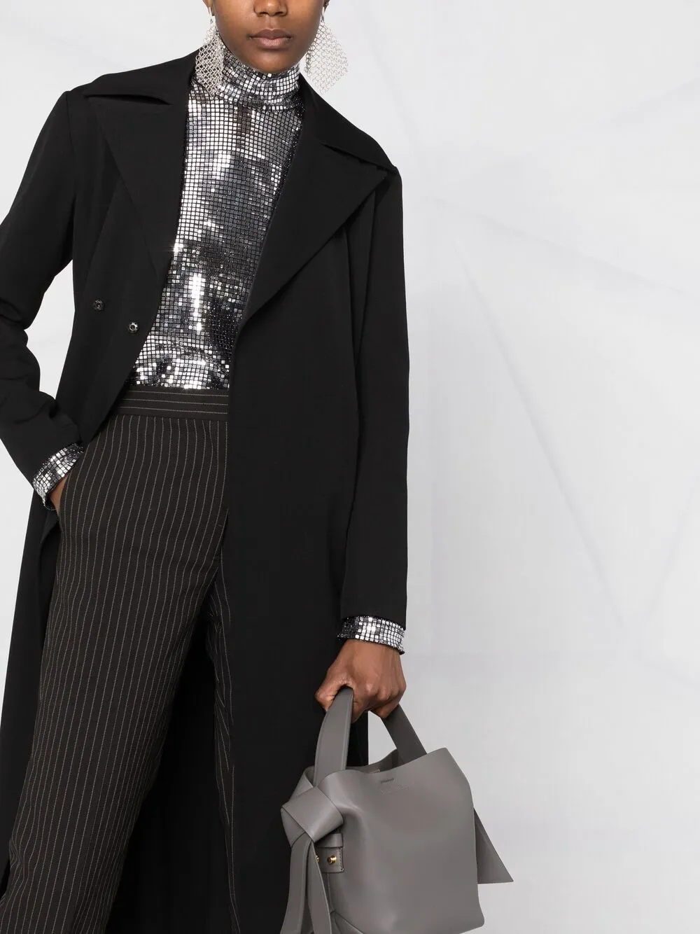 фото Yohji yamamoto пальто с поясом