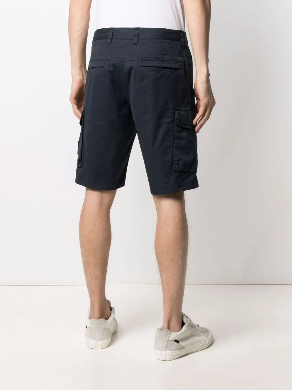 фото Stone island шорты карго с нашивкой-логотипом