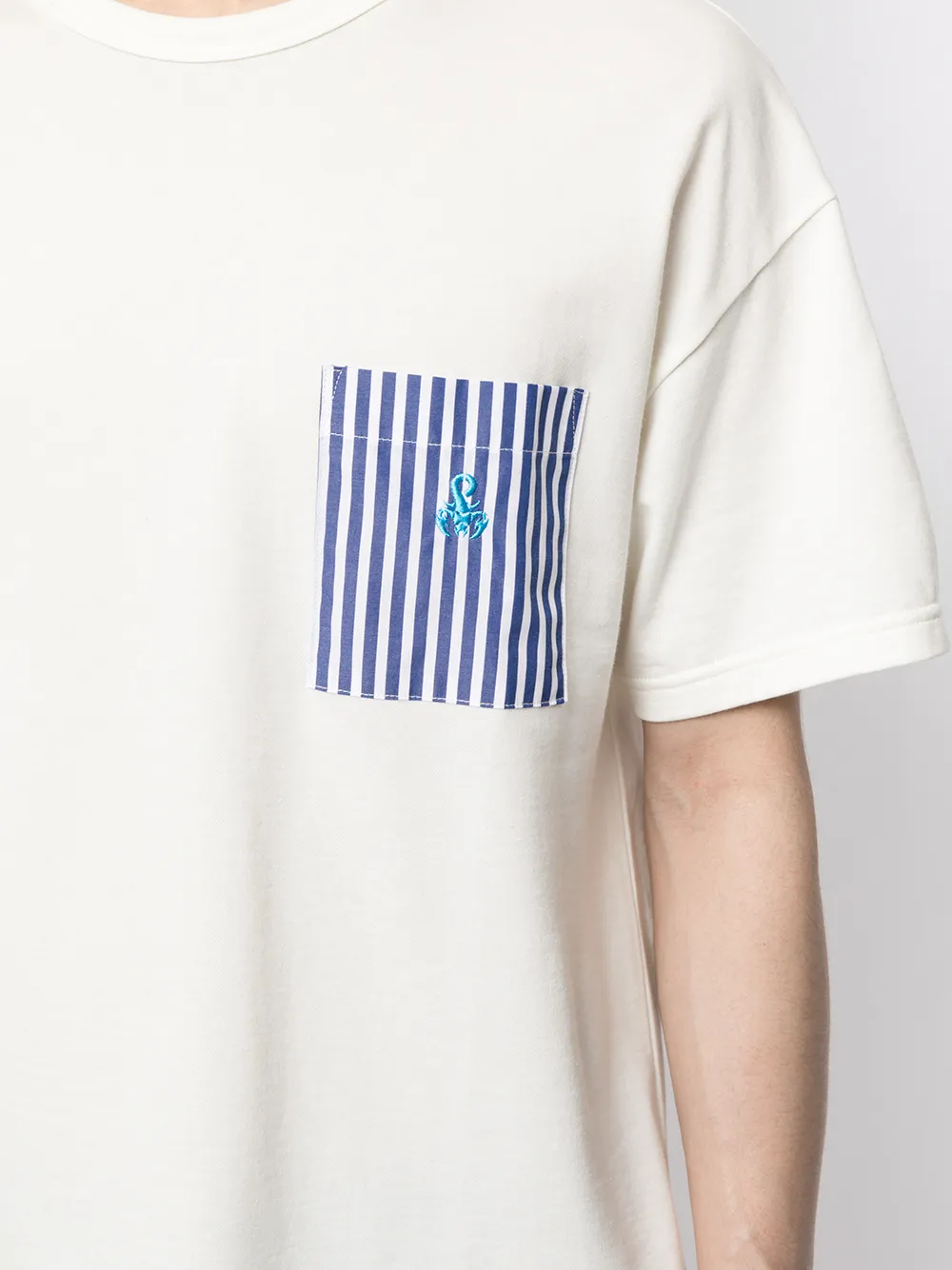 фото Sophnet. футболка с полосатым карманом