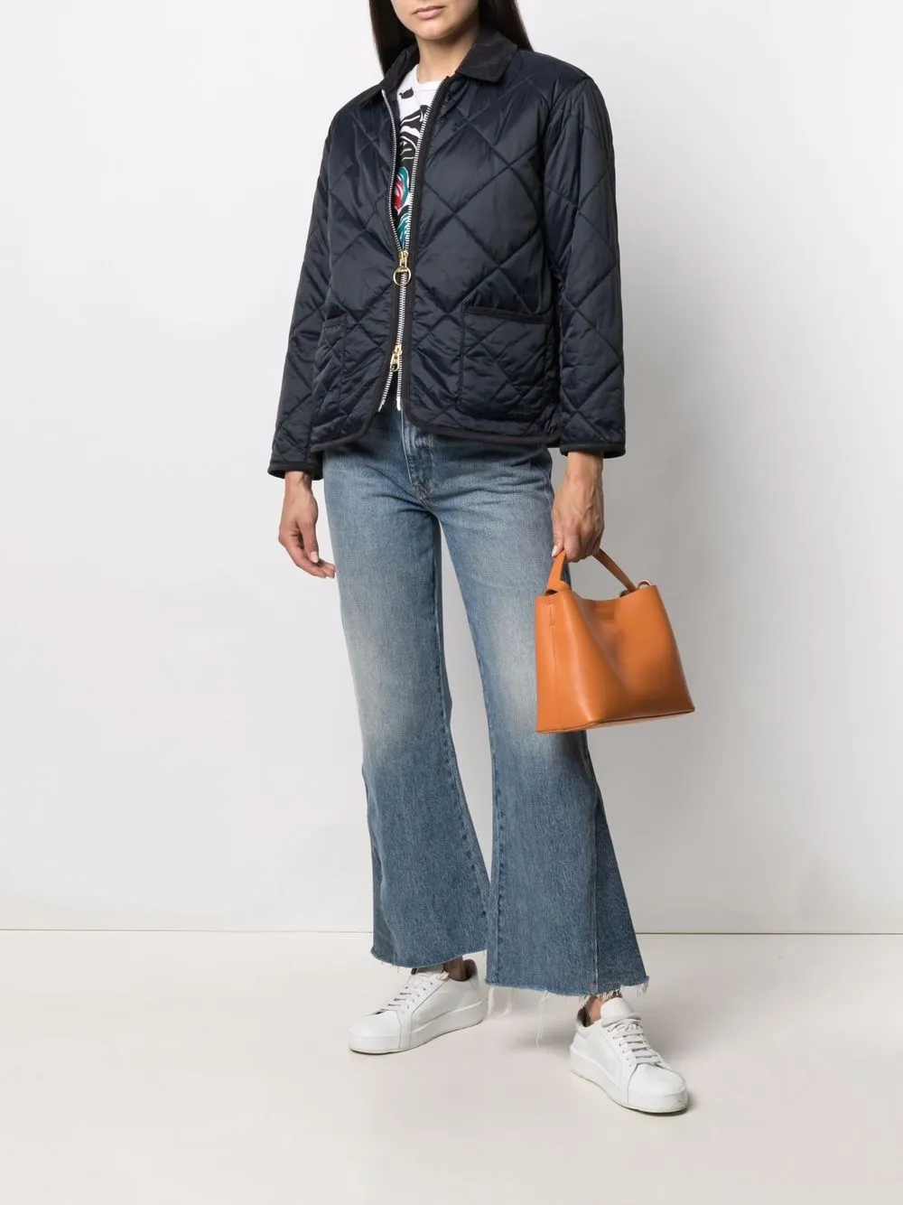 фото Barbour x alexa chung легкая стеганая куртка