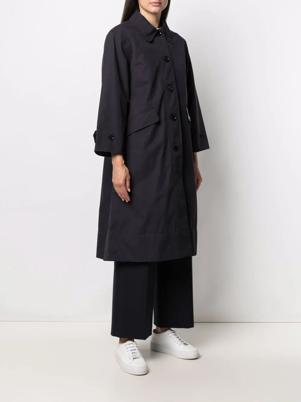 фото Barbour x alexa chung пальто миди на пуговицах