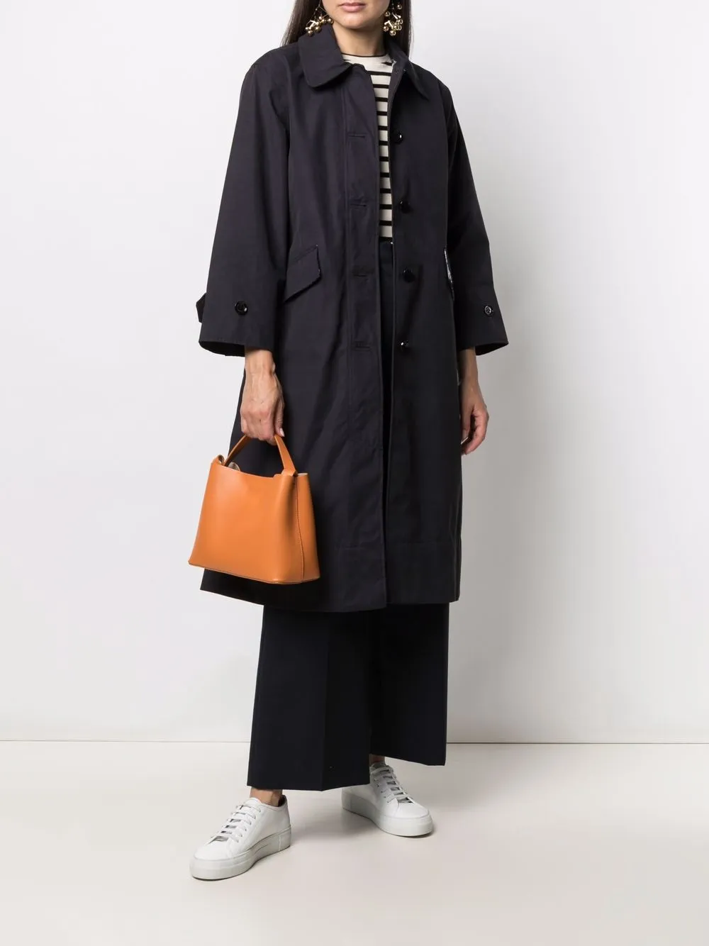 фото Barbour x alexa chung пальто миди на пуговицах