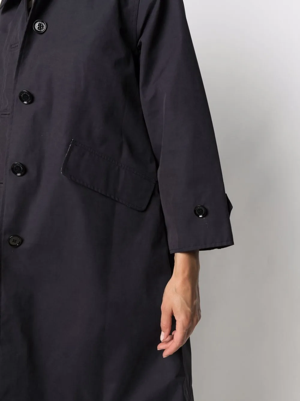 фото Barbour x alexa chung пальто миди на пуговицах