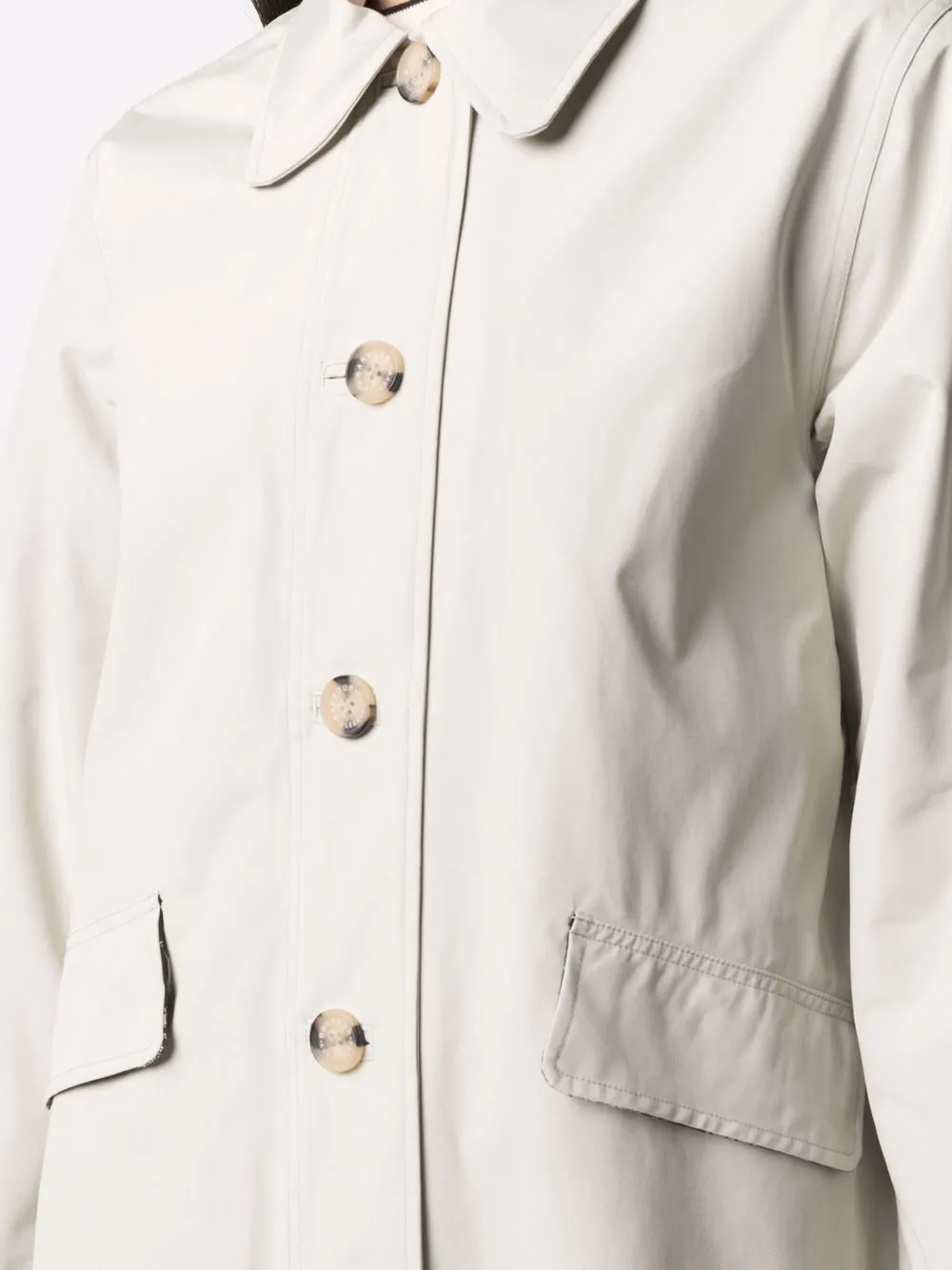 фото Barbour x alexa chung однобортное пальто миди