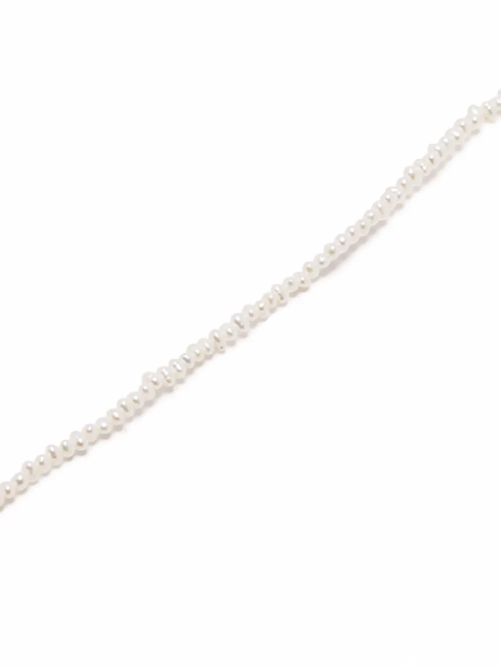 фото Mizuki браслет на ногу из желтого золота с жемчугом