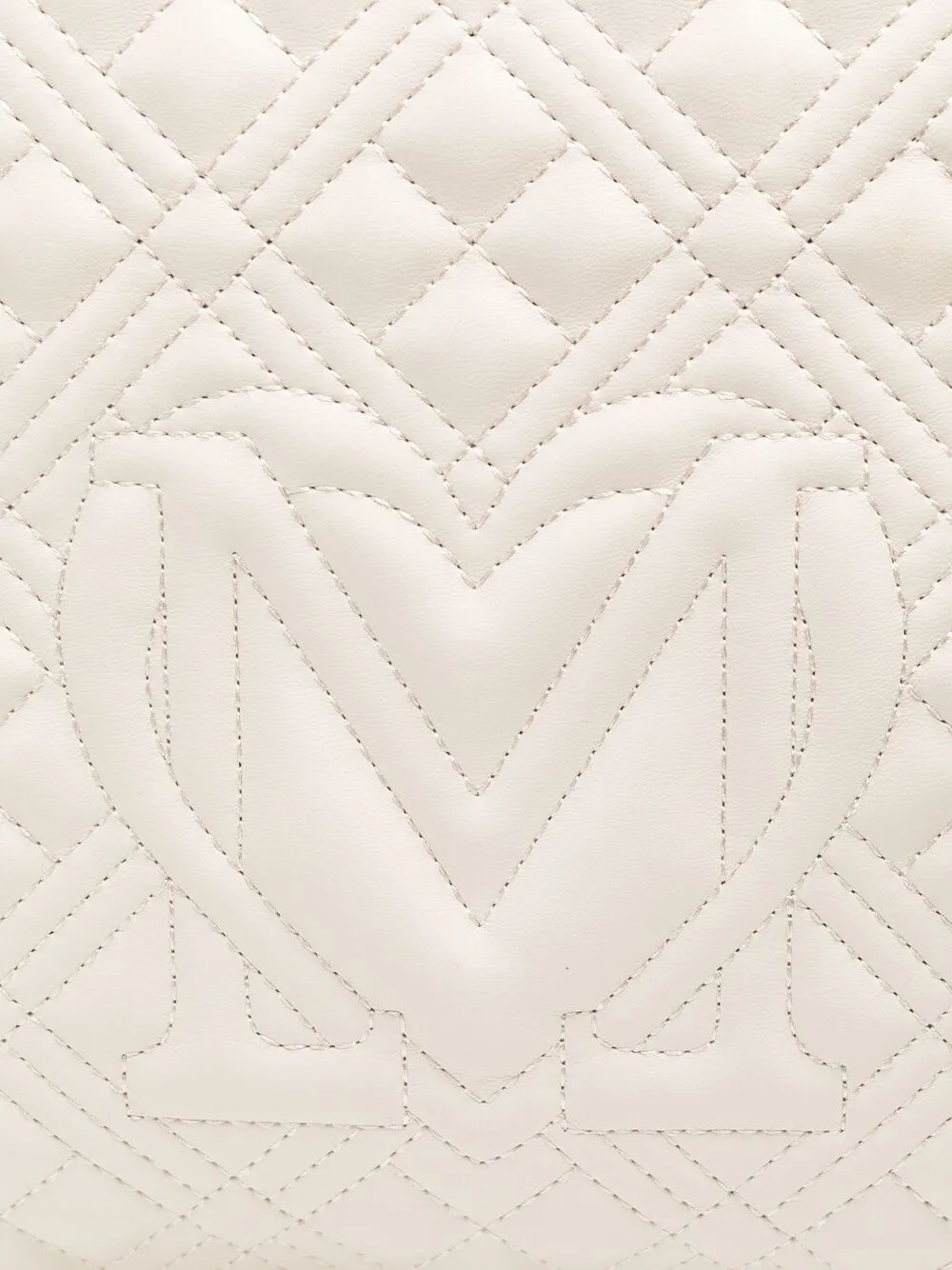 фото Love moschino стеганая сумка-тоут с логотипом