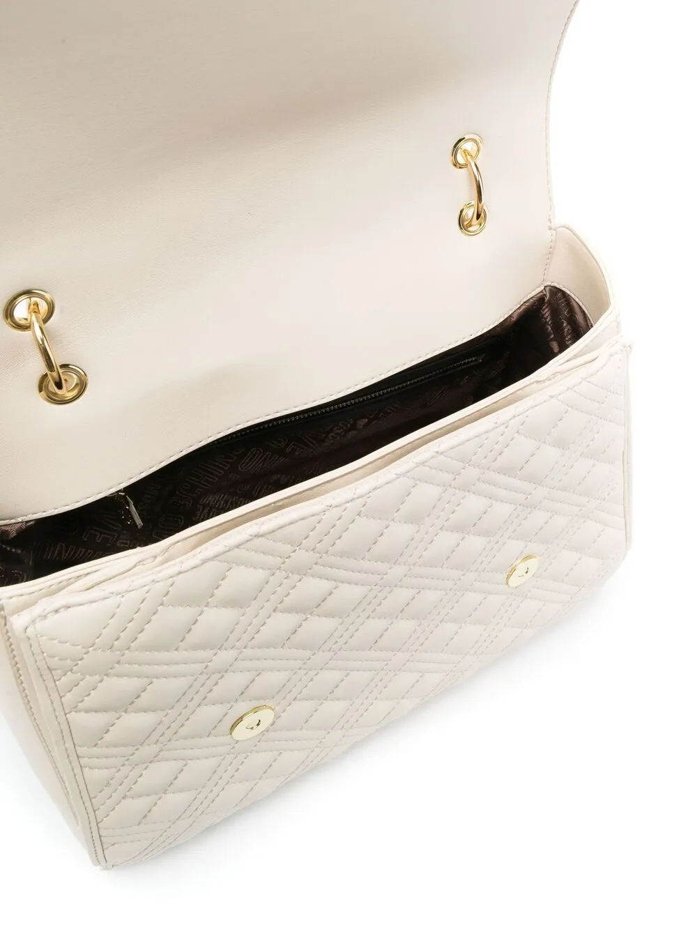 фото Love moschino стеганая сумка-тоут с логотипом