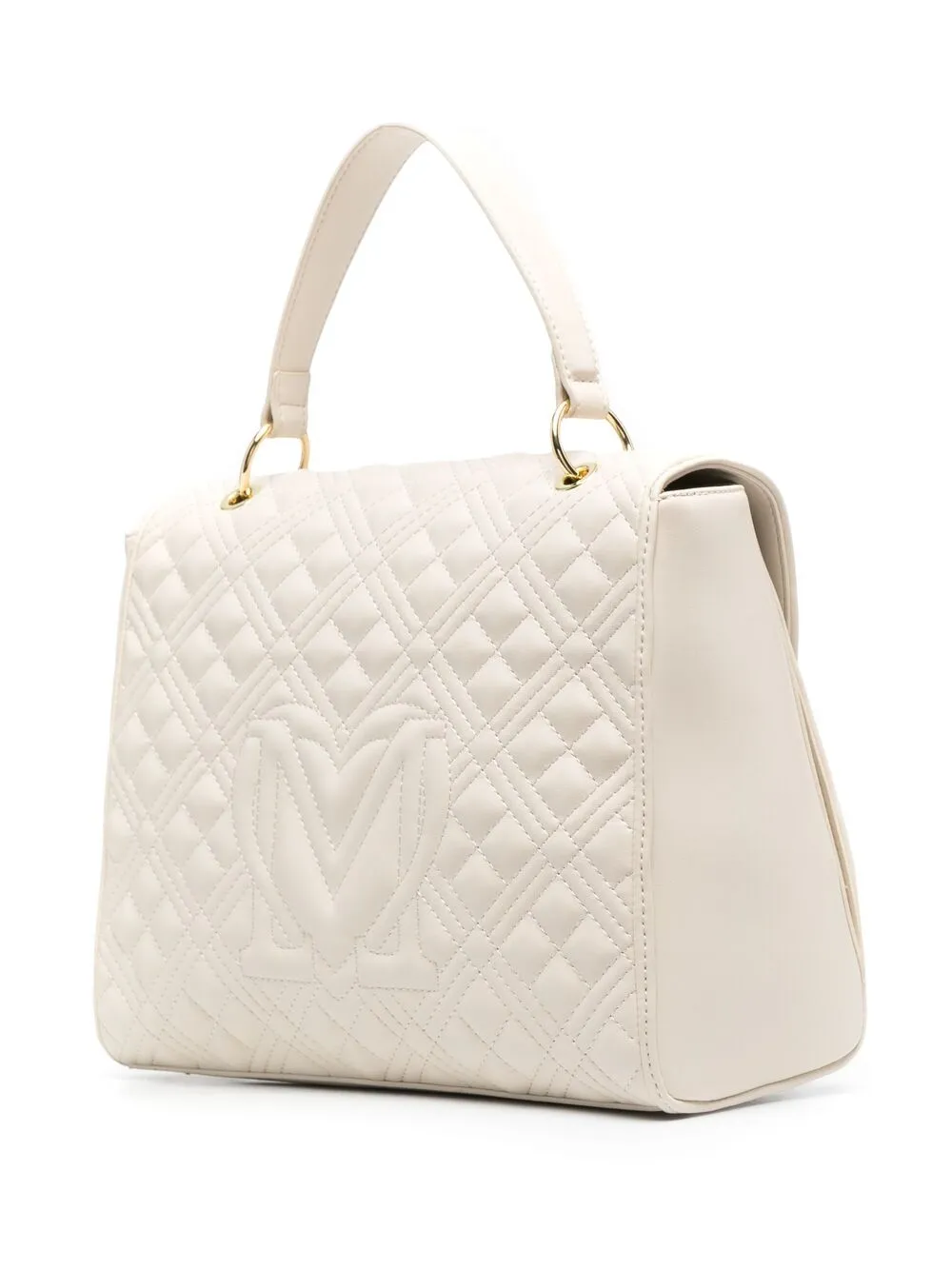 фото Love moschino стеганая сумка-тоут с логотипом