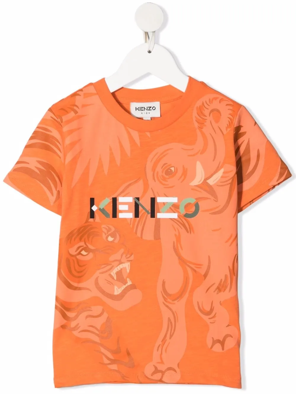 фото Kenzo kids футболка с графичным принтом