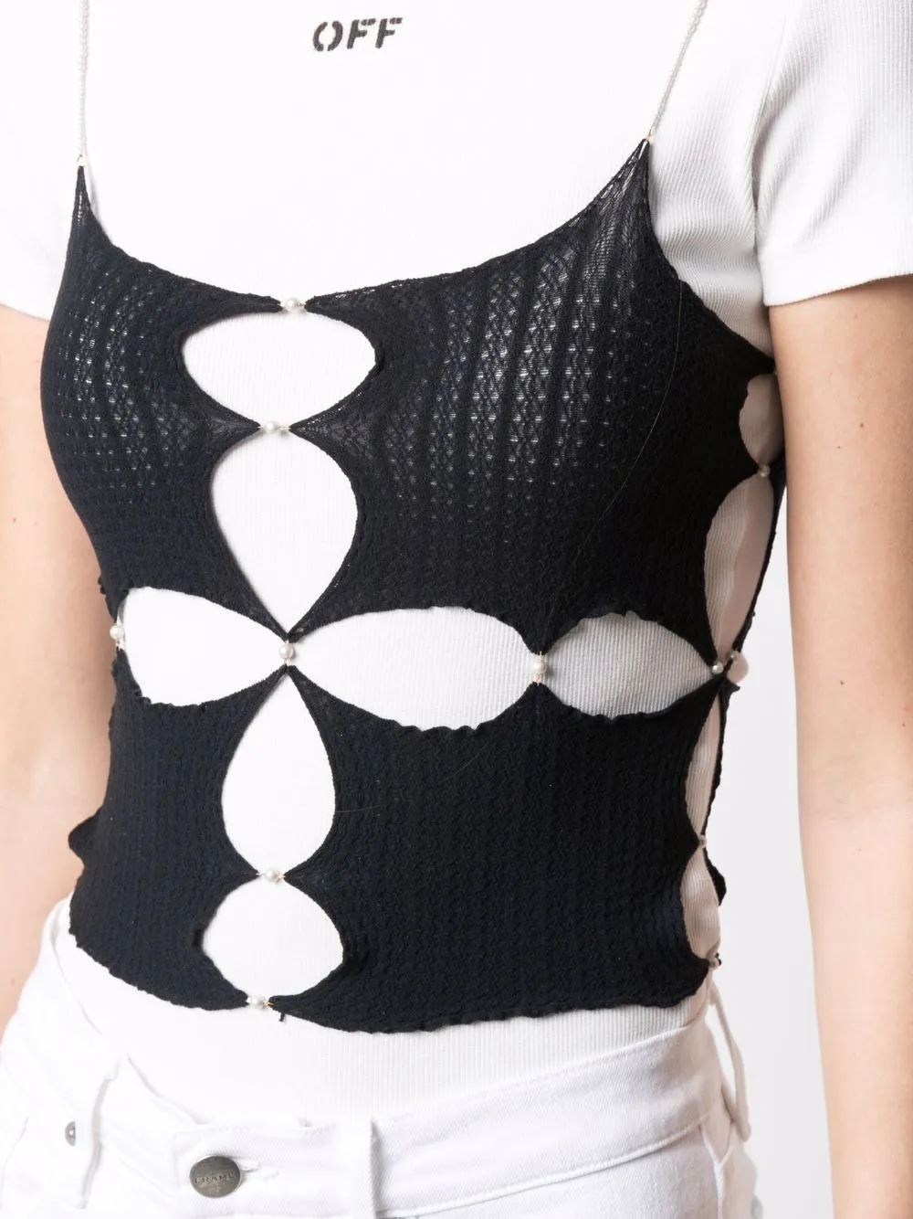 фото Rui топ с вырезами