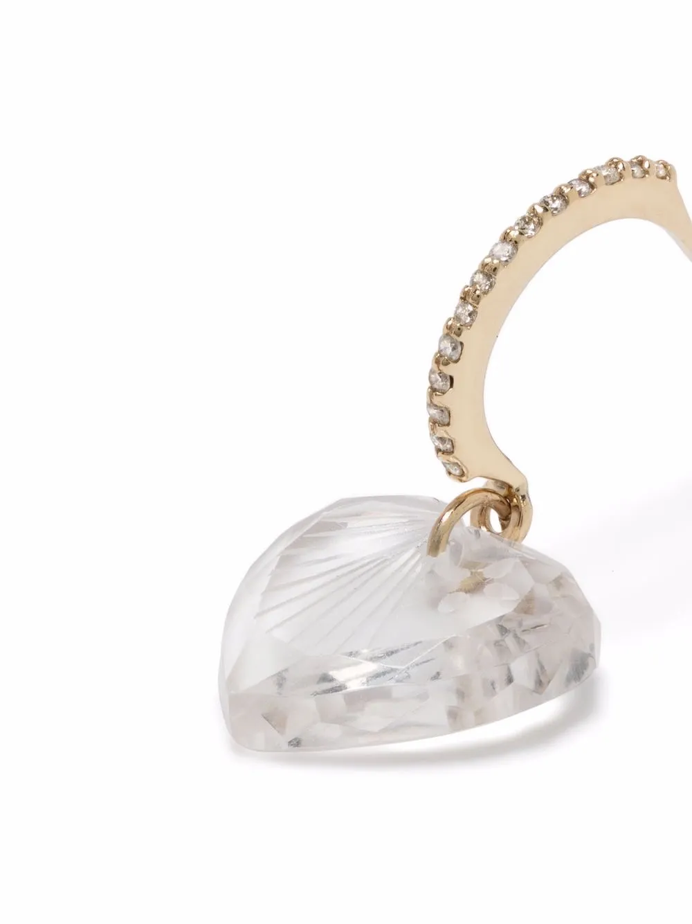 фото Pascale monvoisin серьга-подвеска gabin n°1 из желтого золота с бриллиантами