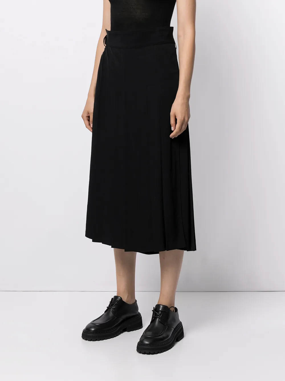 фото Yohji yamamoto брюки со складками
