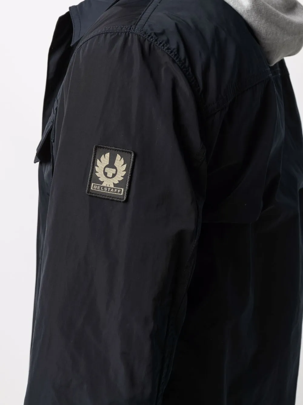 фото Belstaff легкая куртка с нашивкой-логотипом