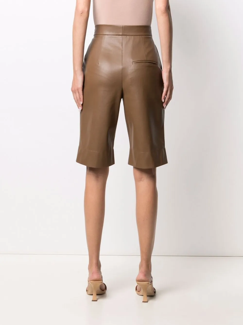 фото Materiel шорты из искусственной кожи