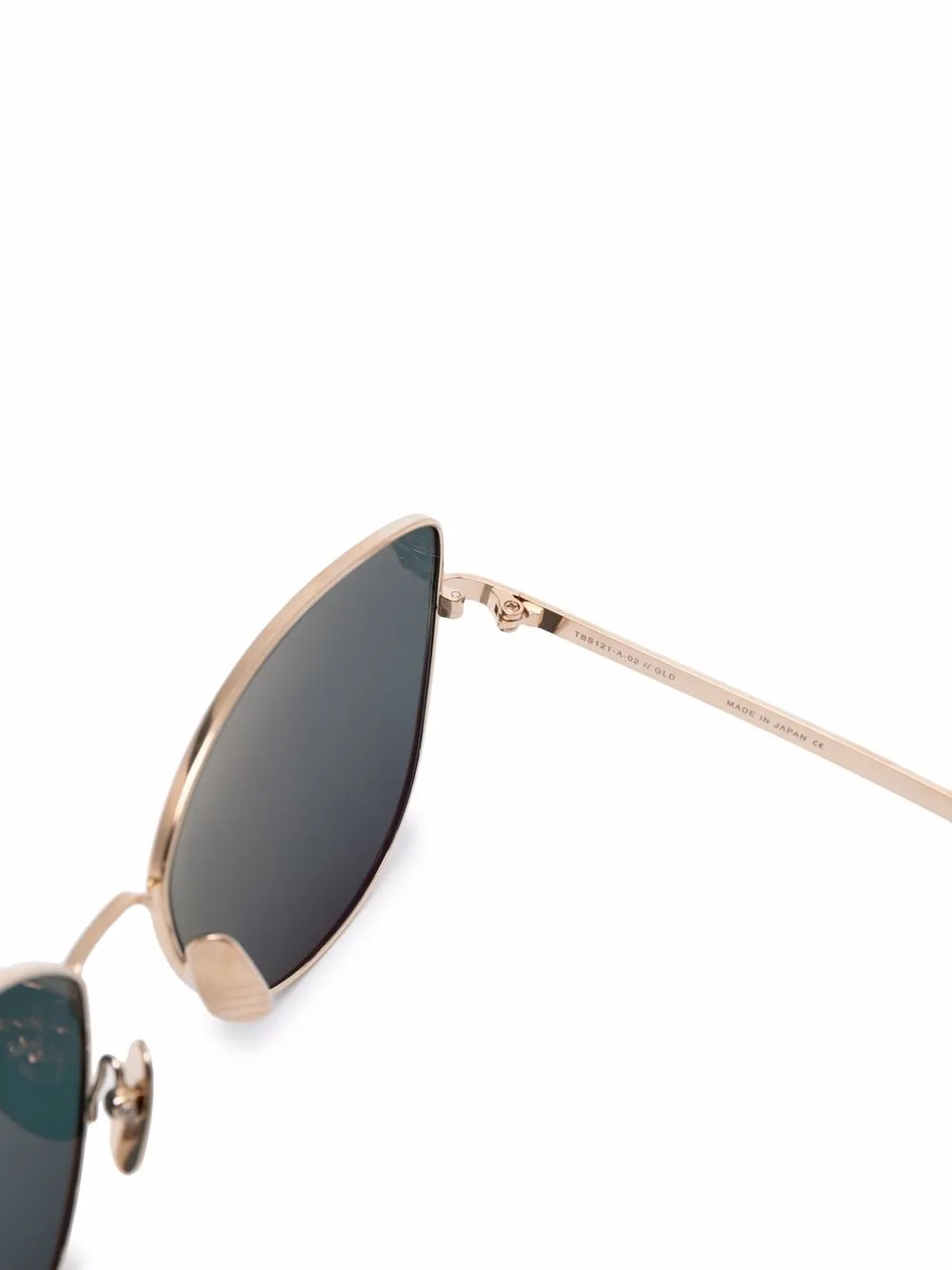 фото Thom browne eyewear солнцезащитные очки в оправе 'бабочка'