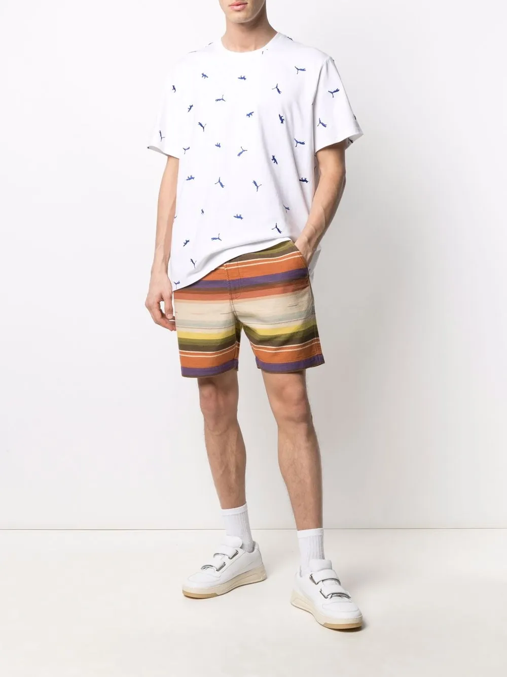 фото Puma футболка с вышитым логотипом