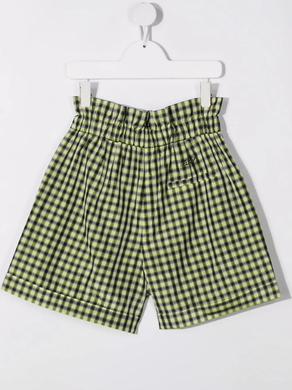 фото Philosophy di lorenzo serafini kids клетчатые шорты с завышенной талией