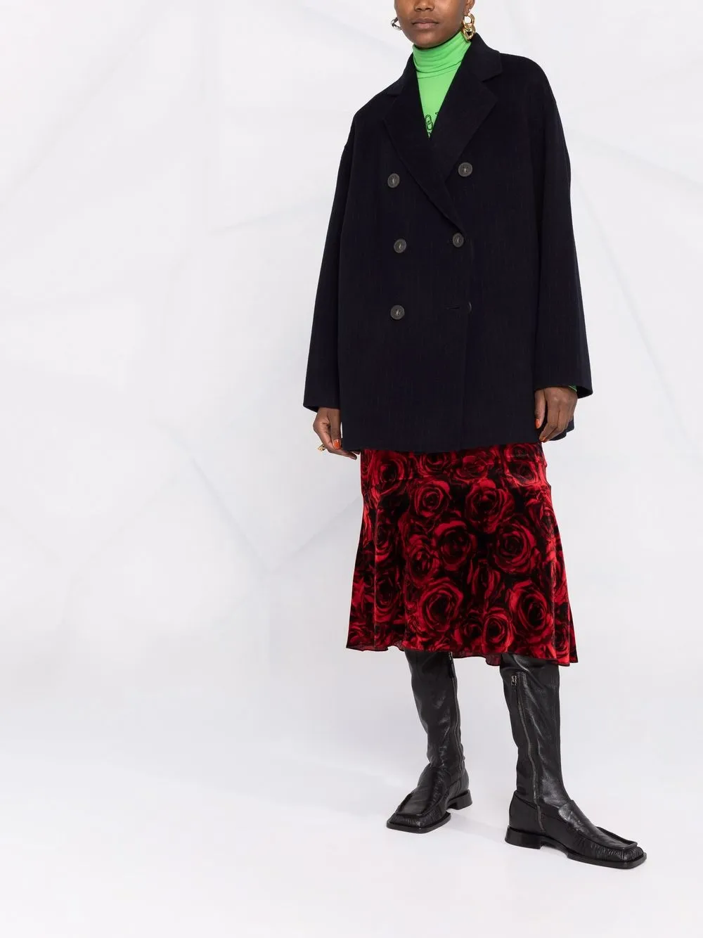 фото Acne studios однобортное пальто