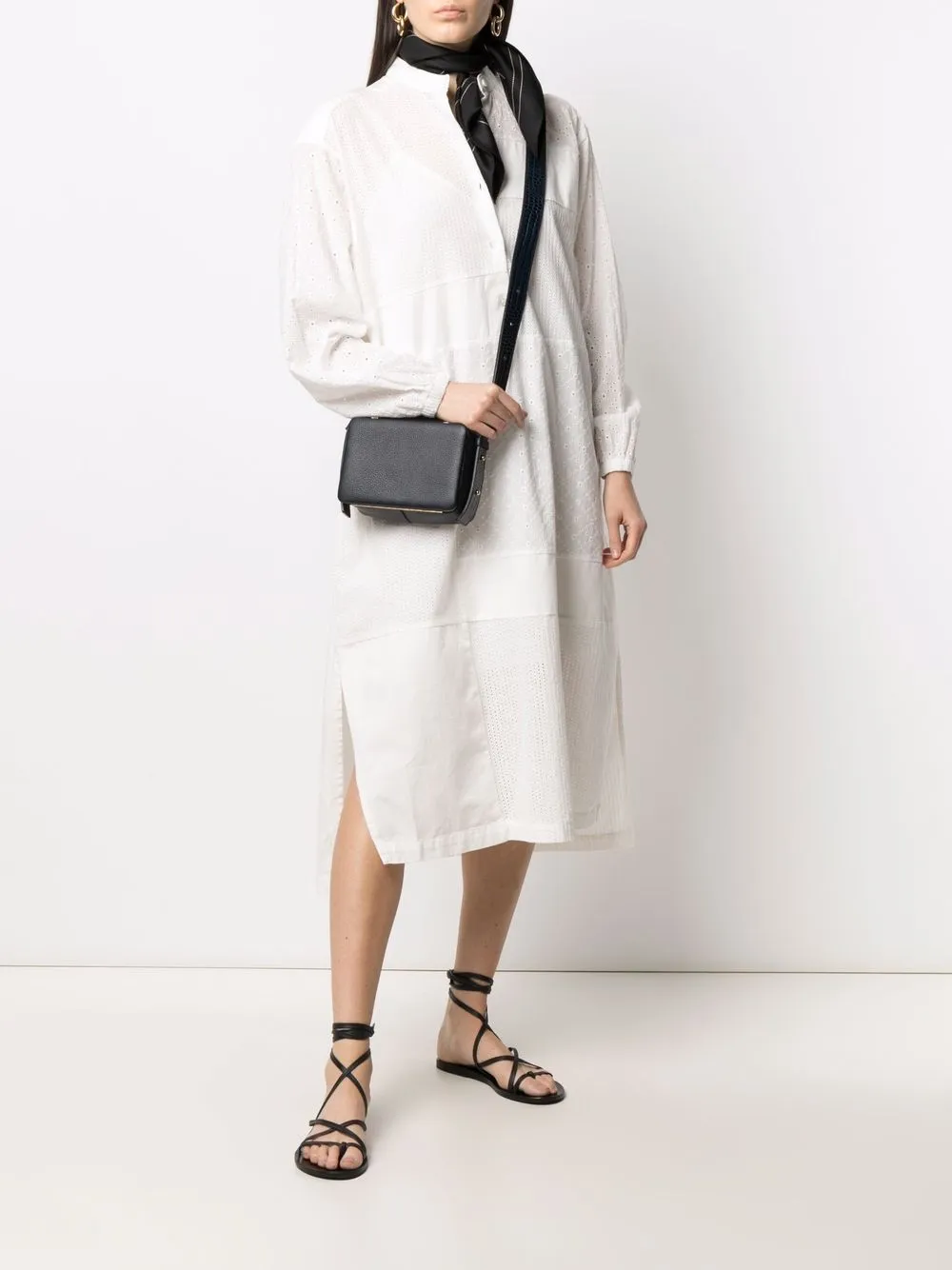 фото Lutz morris сумка через плечо с тиснением под кожу крокодила