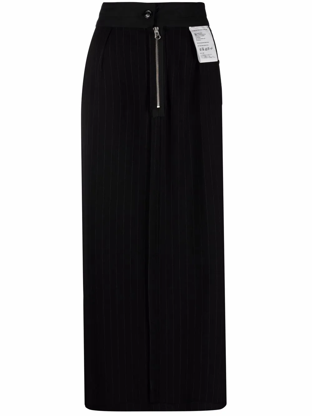 фото Mm6 maison margiela юбка прямого кроя в тонкую полоску