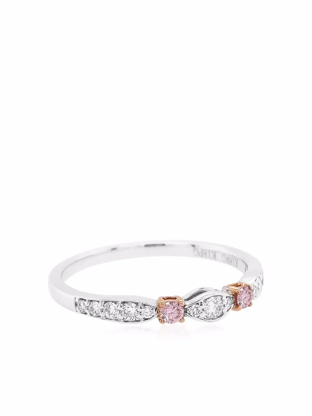 фото Hyt jewelry кольцо argyle pink из белого золота с бриллиантами