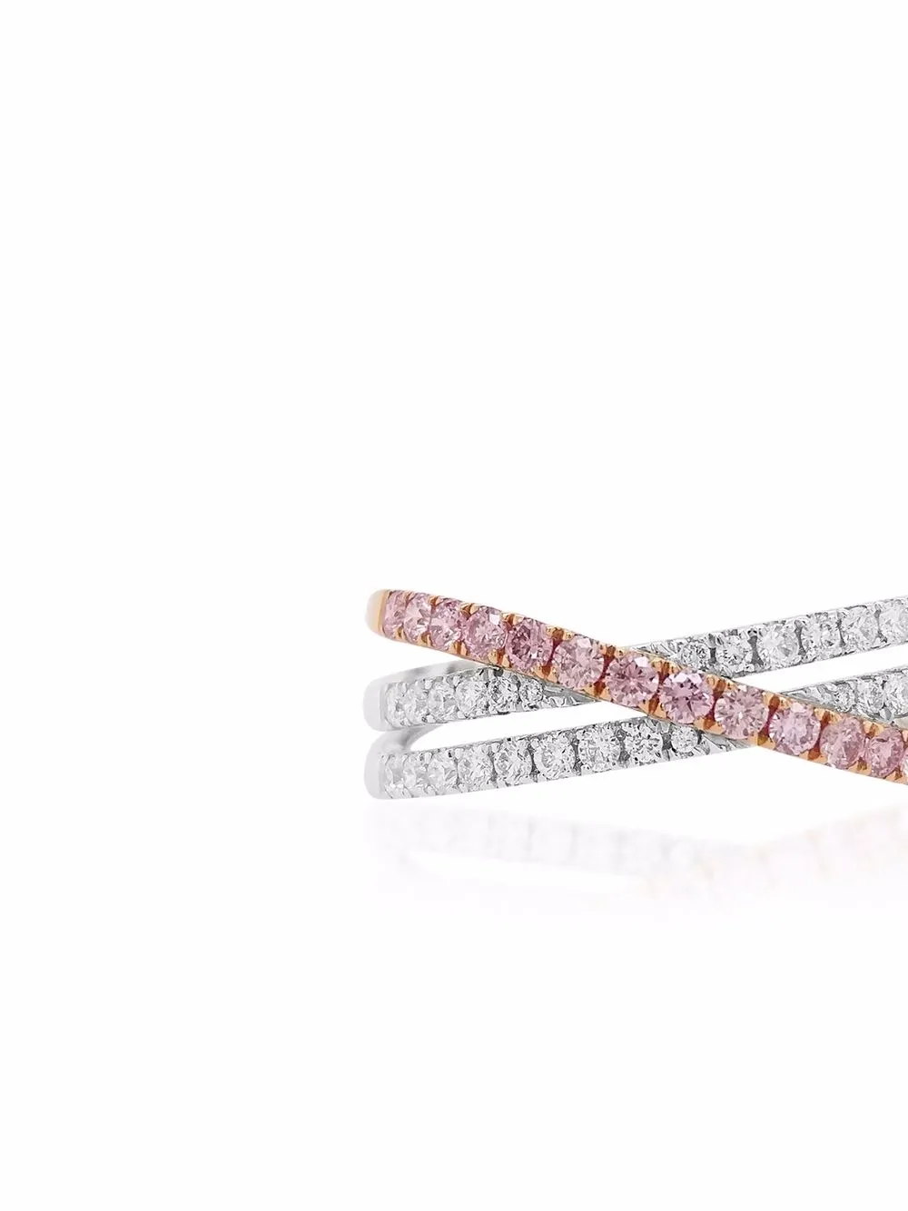 фото Hyt jewelry кольцо argyle pink из белого золота с бриллиантами