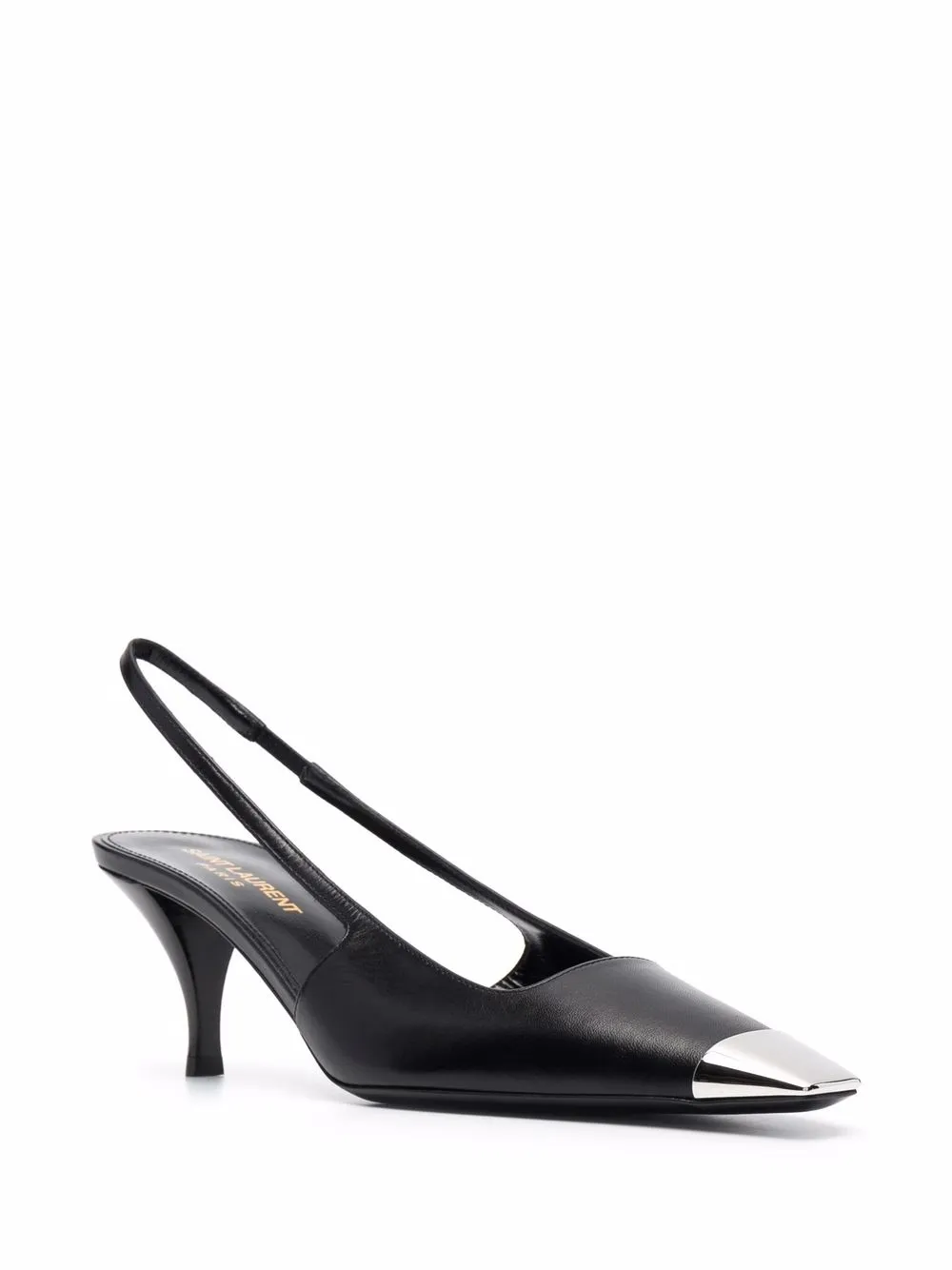 фото Saint laurent туфли blade 60 с ремешком на пятке
