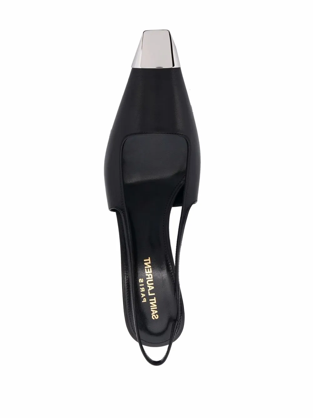 фото Saint laurent туфли blade 60 с ремешком на пятке
