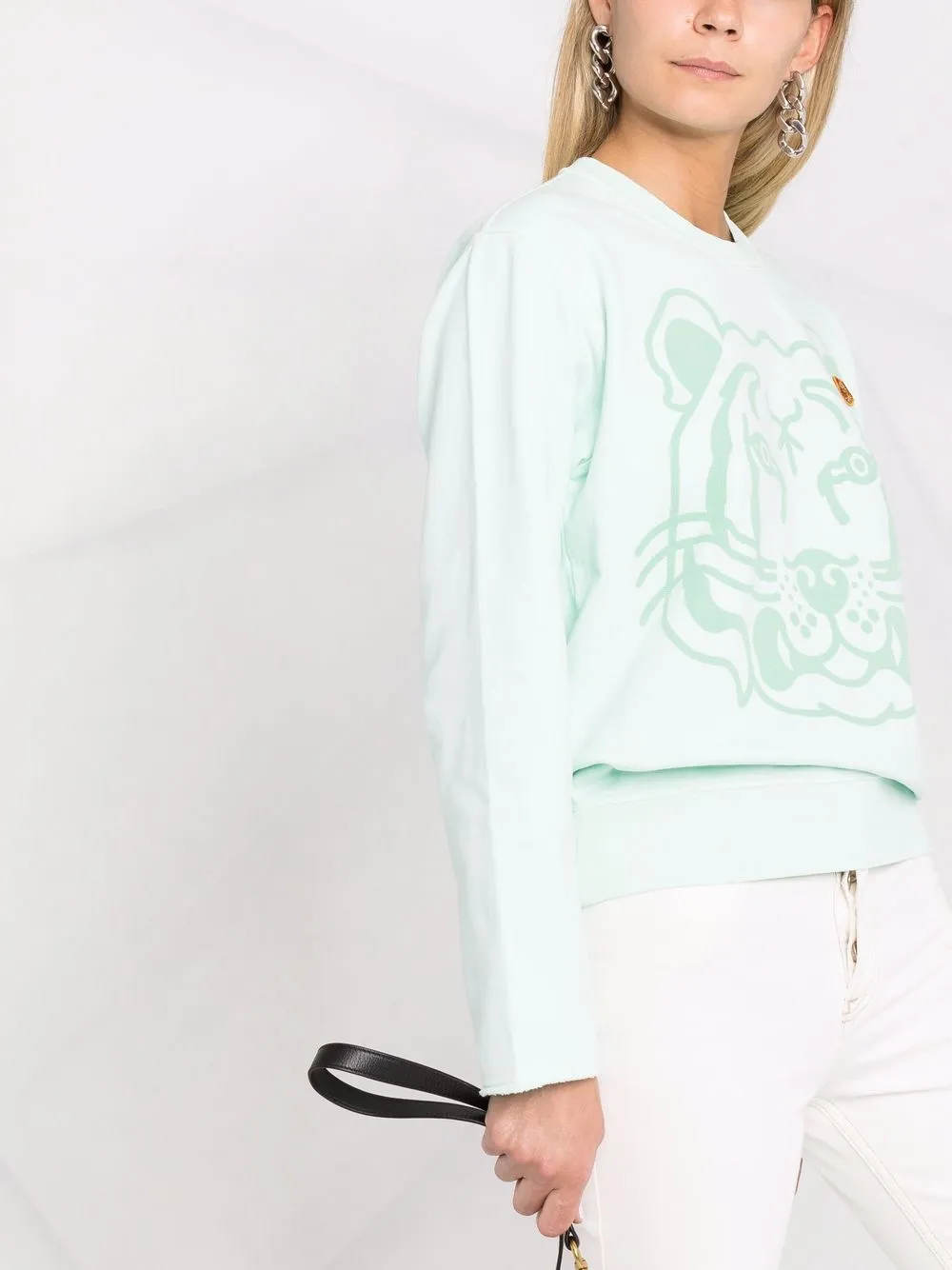 фото Kenzo толстовка с принтом tiger