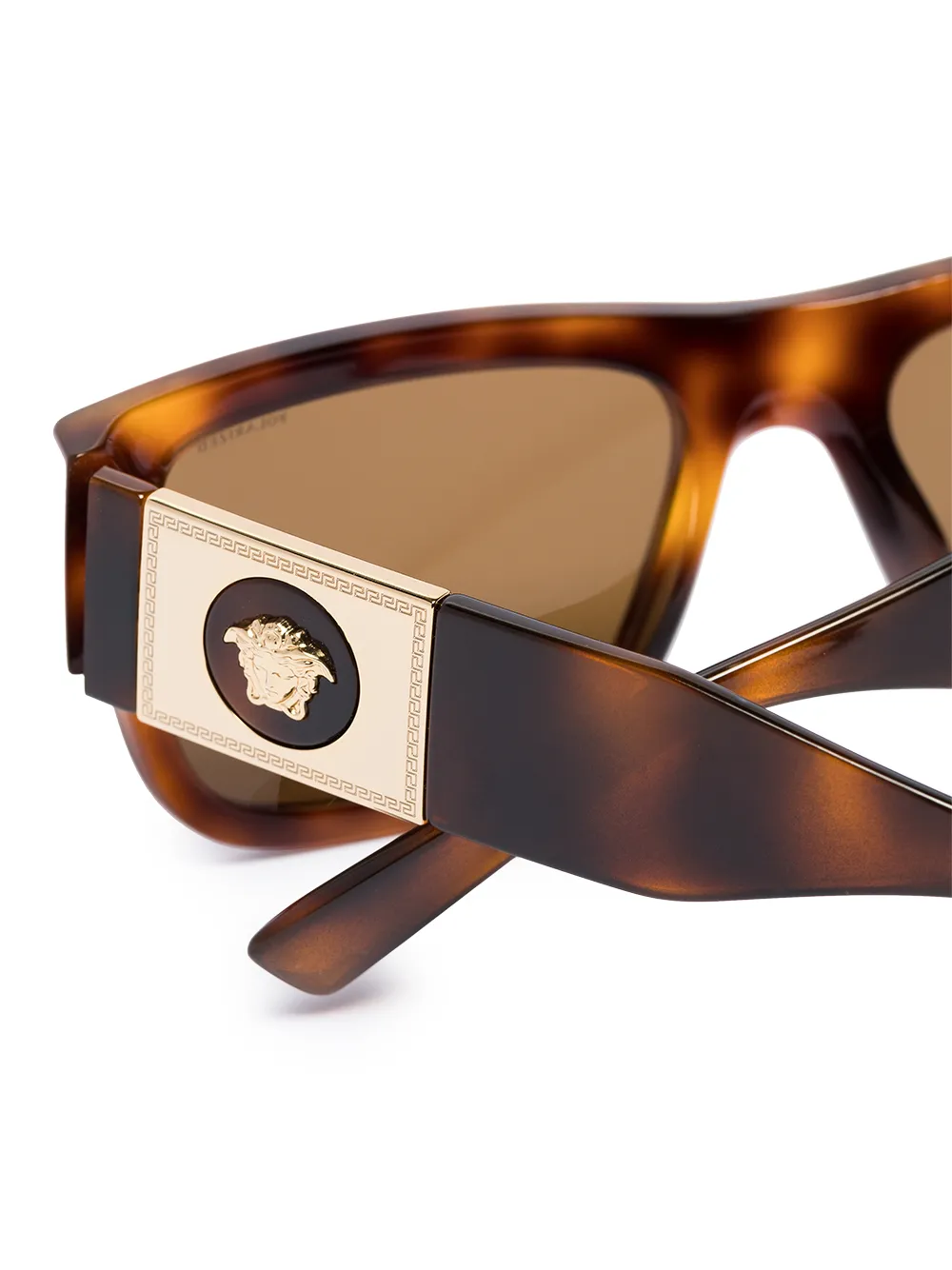 фото Versace eyewear солнцезащитные очки с декором medusa