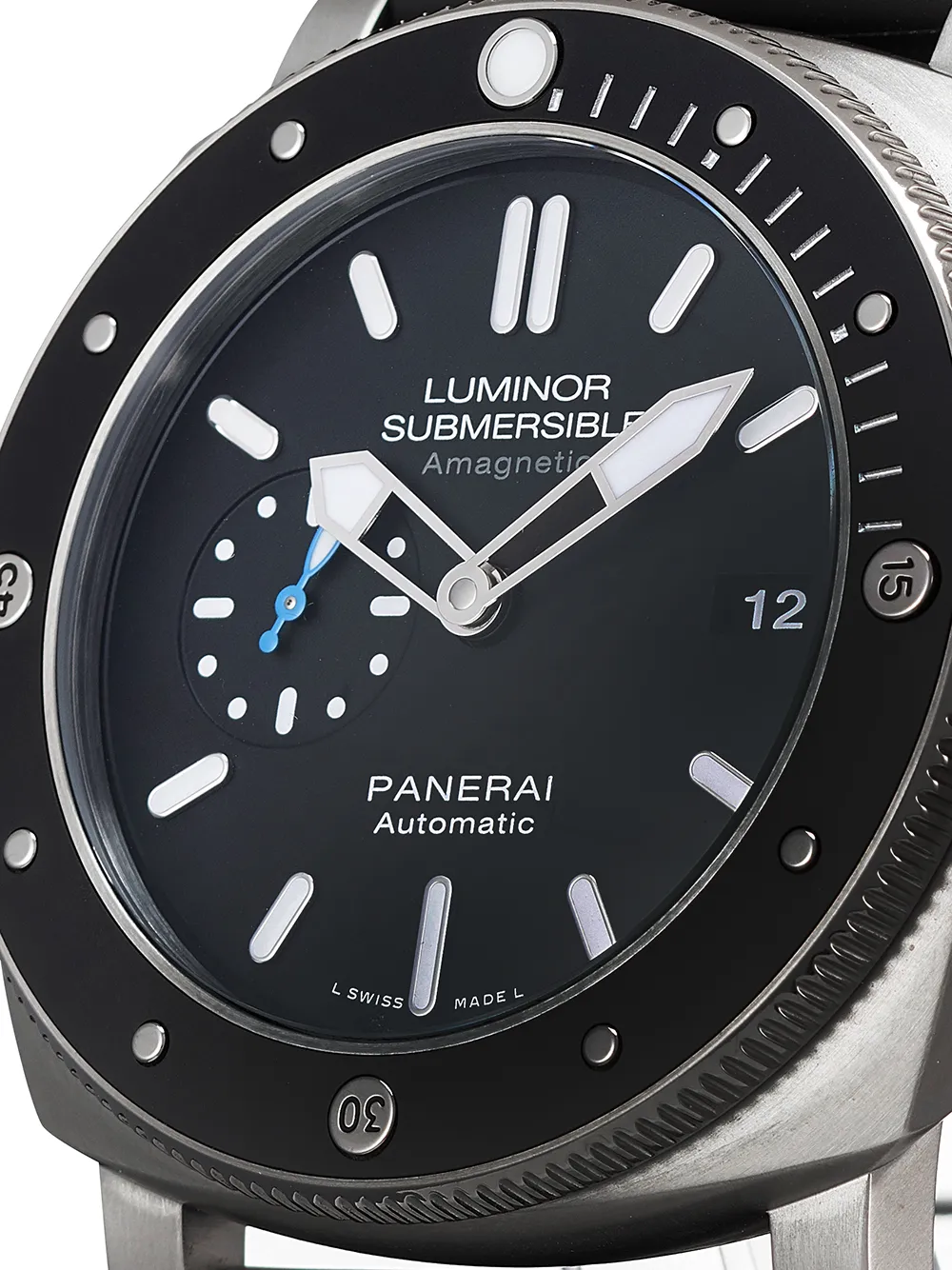 фото Panerai наручные часы luminor submersible 1950 3 days automatic pre-owned 47 мм 2021-го года