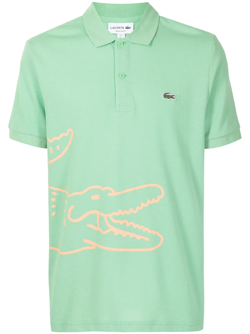 фото Lacoste рубашка поло с короткими рукавами и логотипом