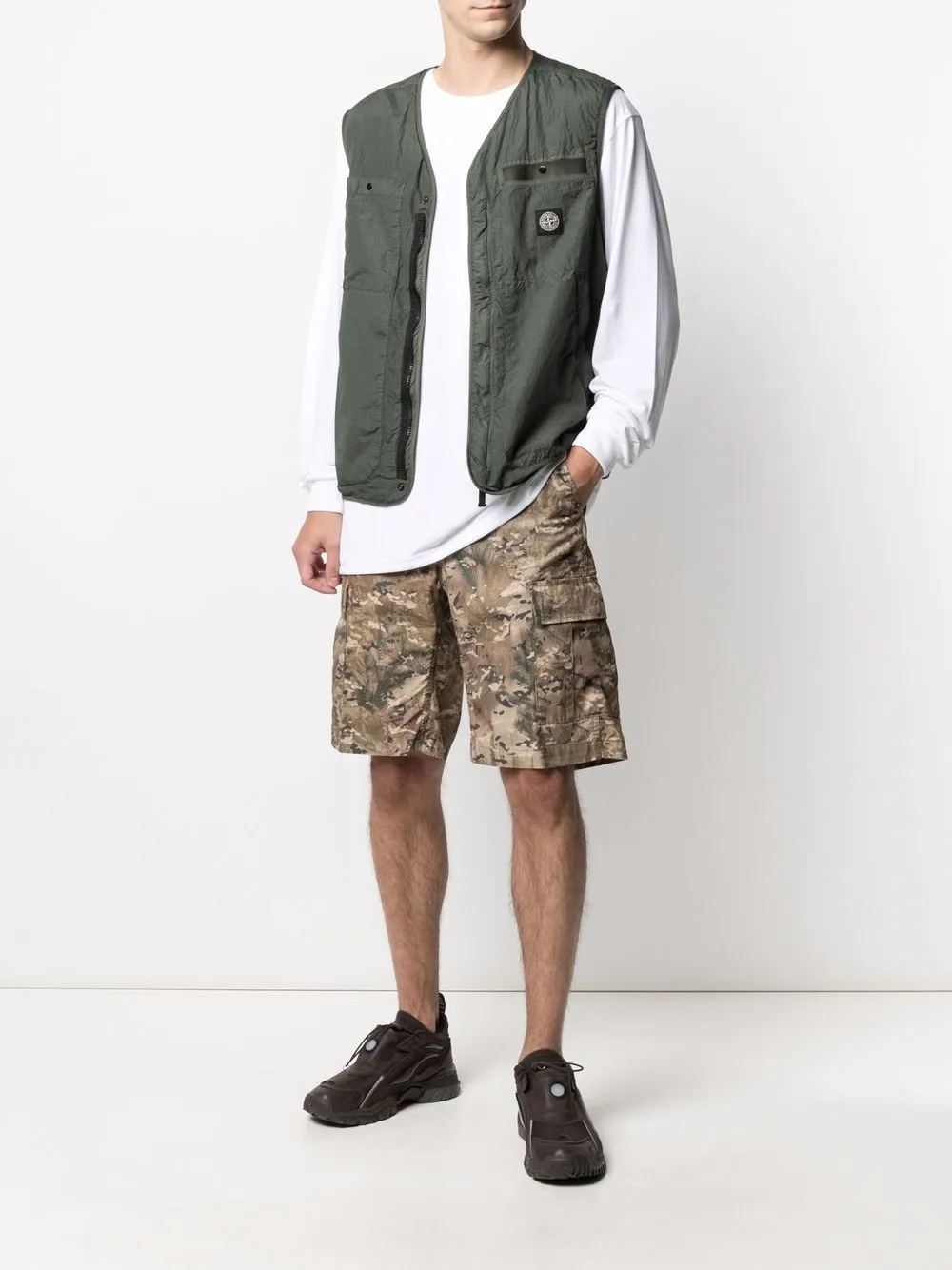 фото Carhartt wip шорты с камуфляжным принтом