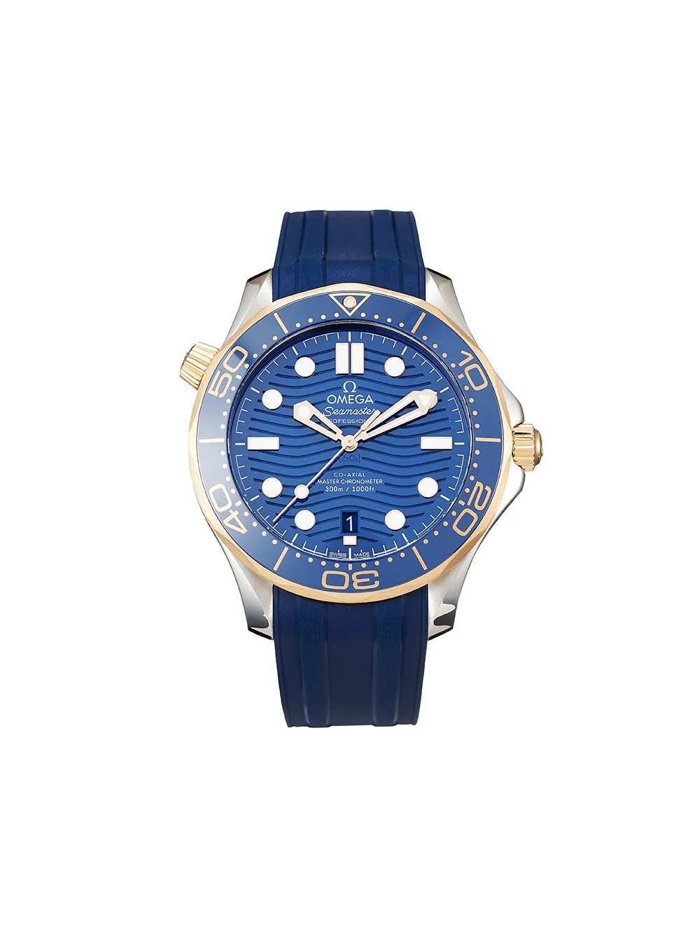 фото Omega наручные часы seamaster diver 300m pre-owned 42 мм 2021-го года
