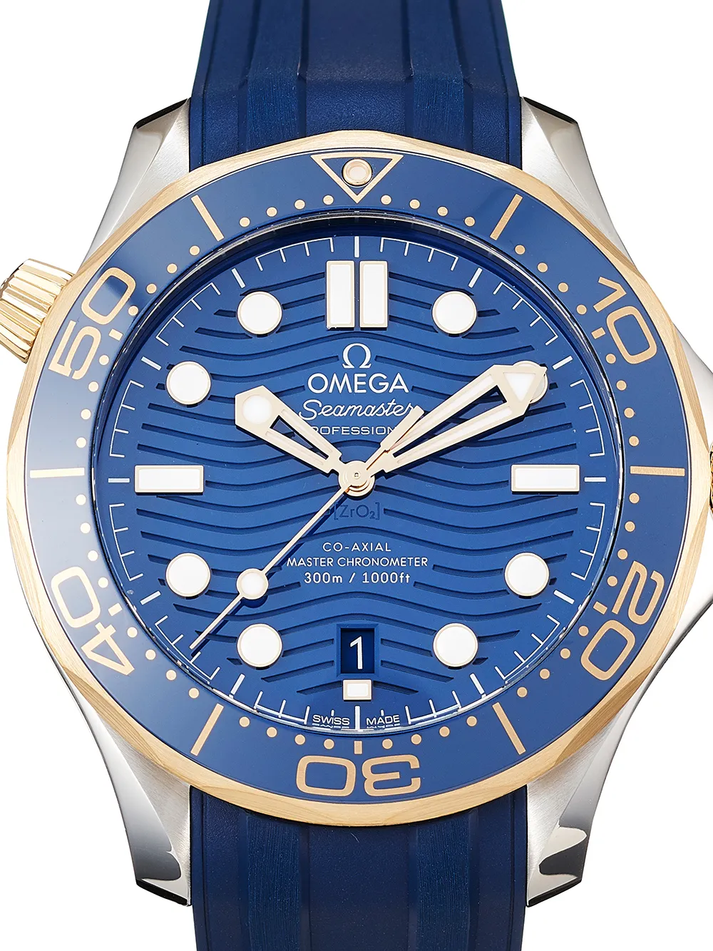 фото Omega наручные часы seamaster diver 300m pre-owned 42 мм 2021-го года