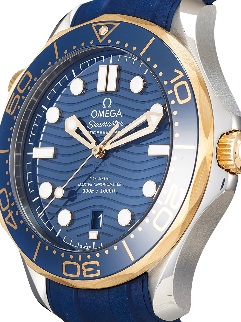 фото Omega наручные часы seamaster diver 300m pre-owned 42 мм 2021-го года