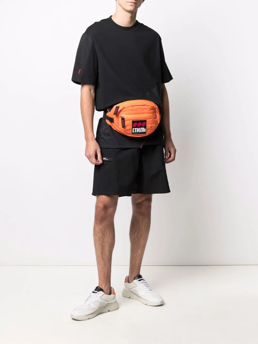 фото Puma футболка асимметричного кроя из коллаборации с wtaps