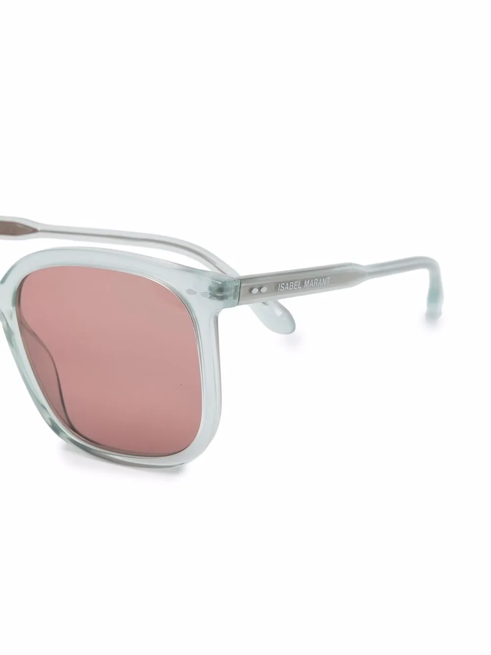 фото Isabel marant eyewear солнцезащитные очки в прозрачной квадратной оправе