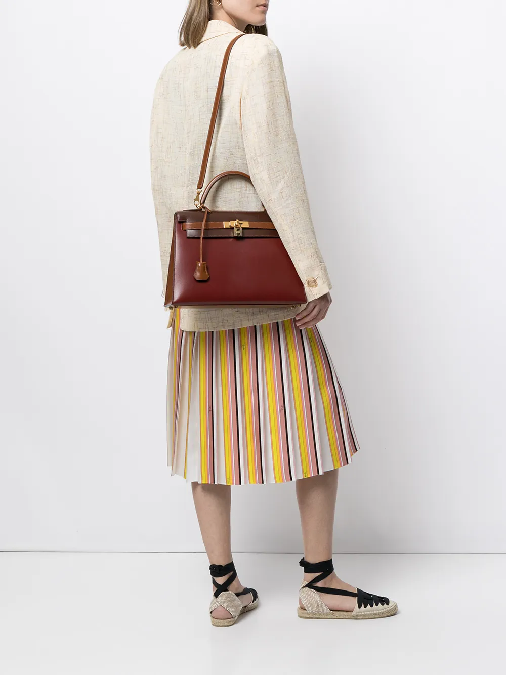 фото Hermès сумка-тоут kelly selliér 32 2002-го года