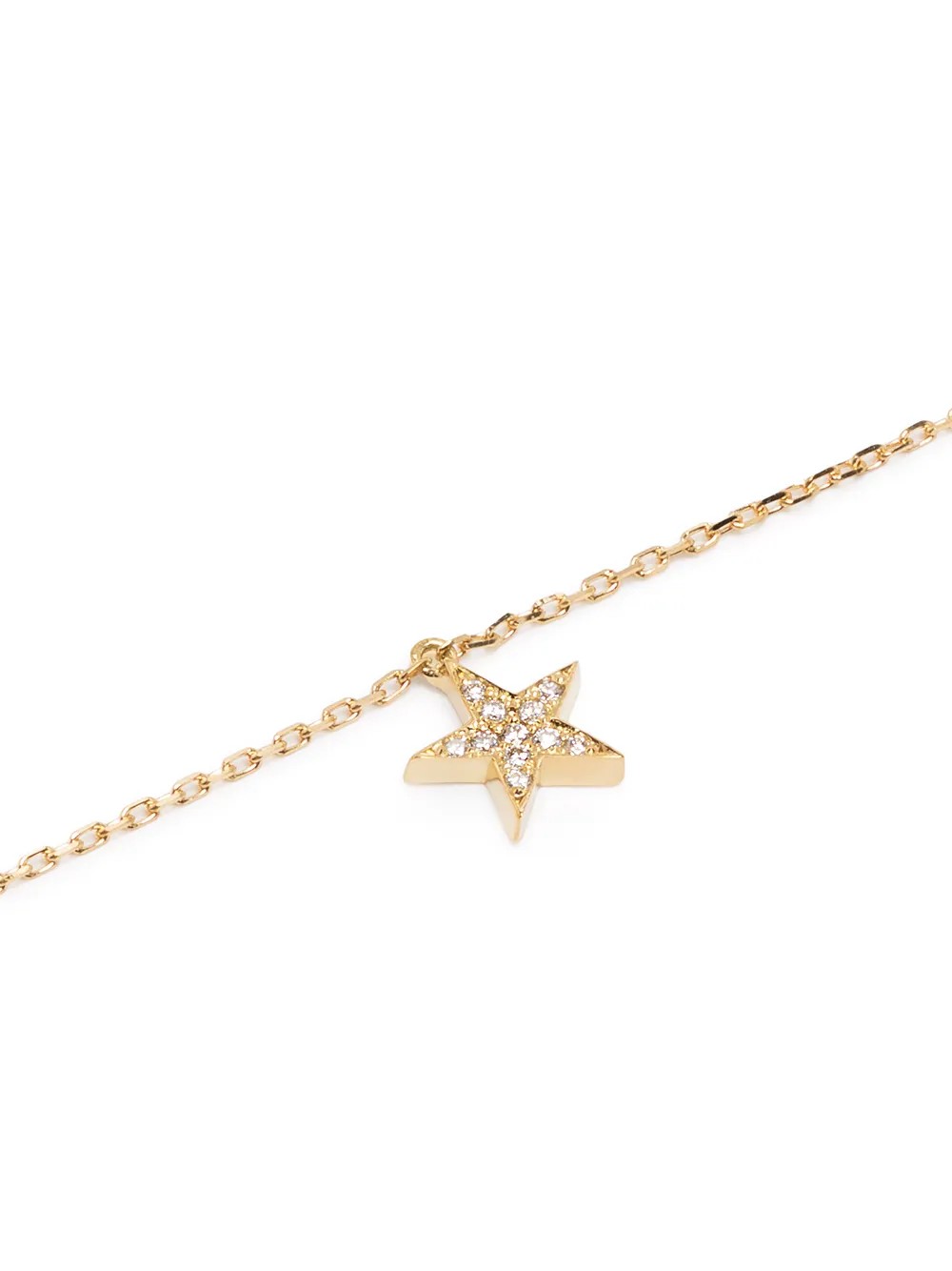 фото Ahkah браслет étoile из желтого золота с бриллиантами